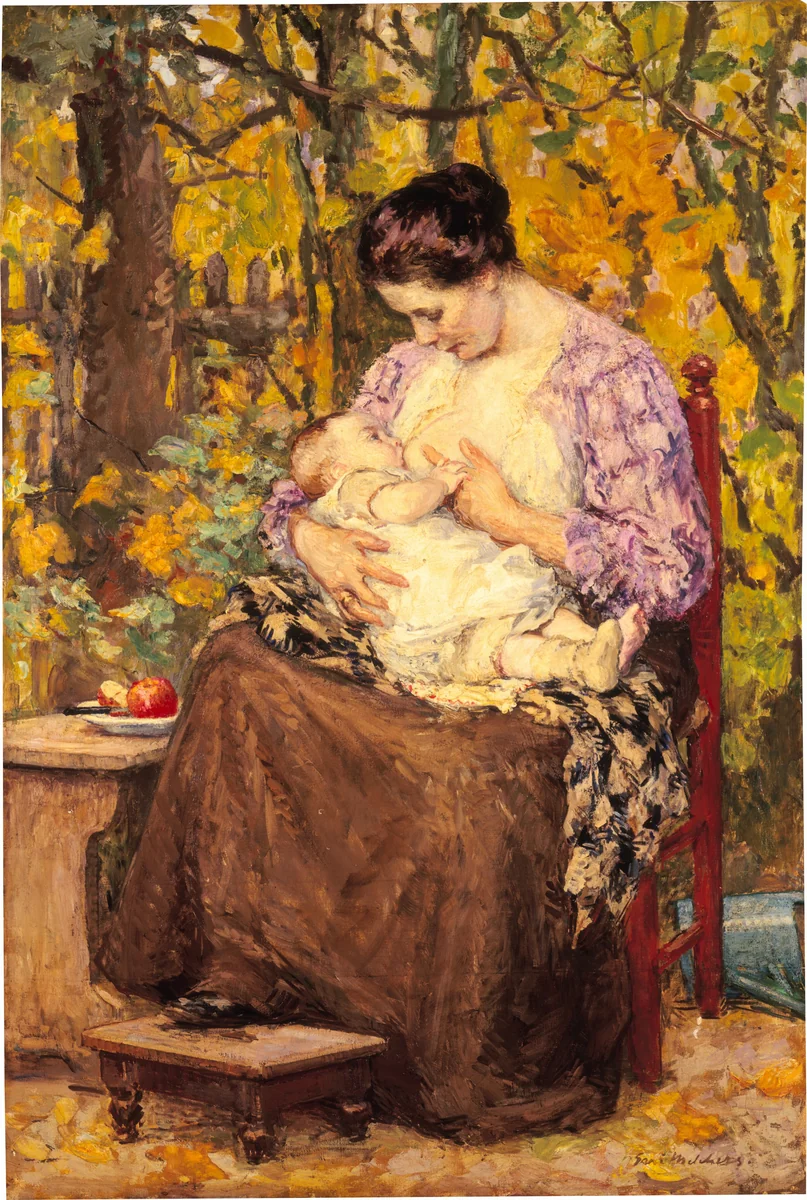 Maternity by Gari Melchers, painting, 1913