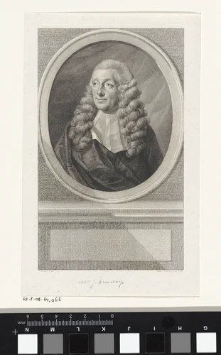 Portret van Joachim Rendorp by Reinier Vinkeles, print, 1781-1798