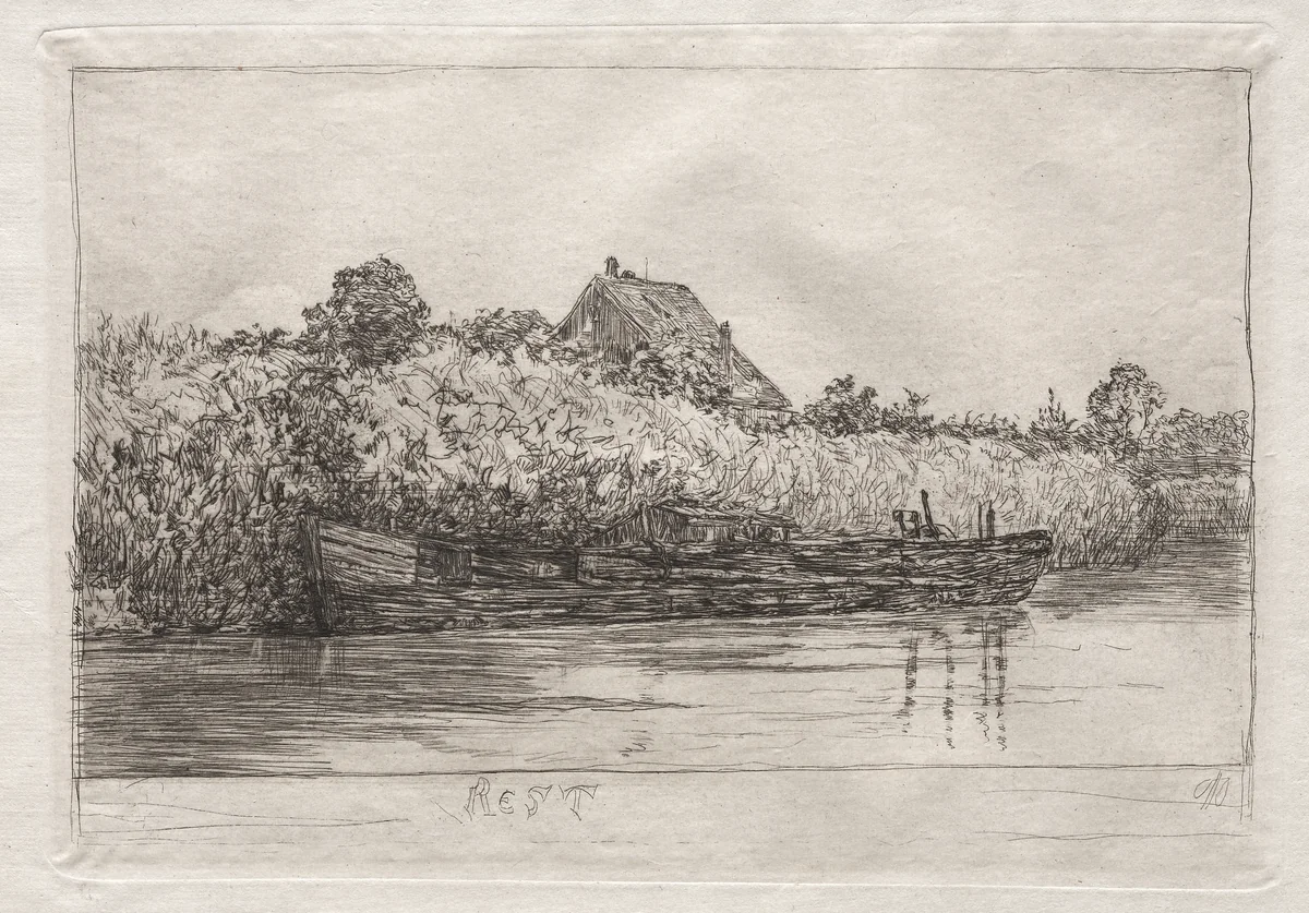Rest by Otto H. Bacher, print, 1879