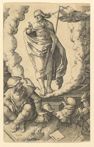 The Resurrection, from "The Passion of Christ" by Jan Muller, print, 1610-1625