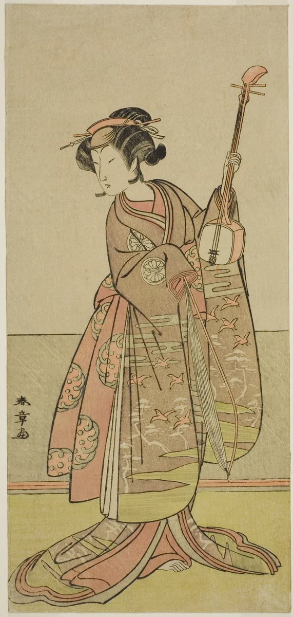 The Actor Segawa Yujiro I in an Unidentified Role by Katsukawa Shunsho (勝川 春章), print, 1770-1780
