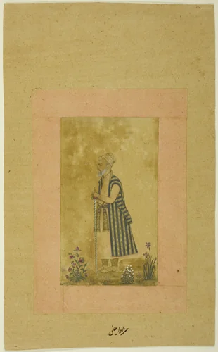 Portrait of an Aged Courtier by India Mughal, other, 1601-1700