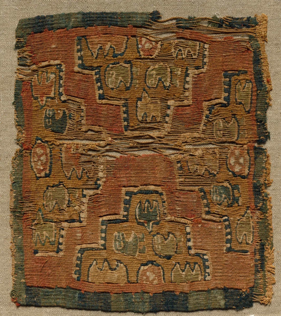 Square, Probably a Segmentum from a Tunic by Unknown, textile, 800-899