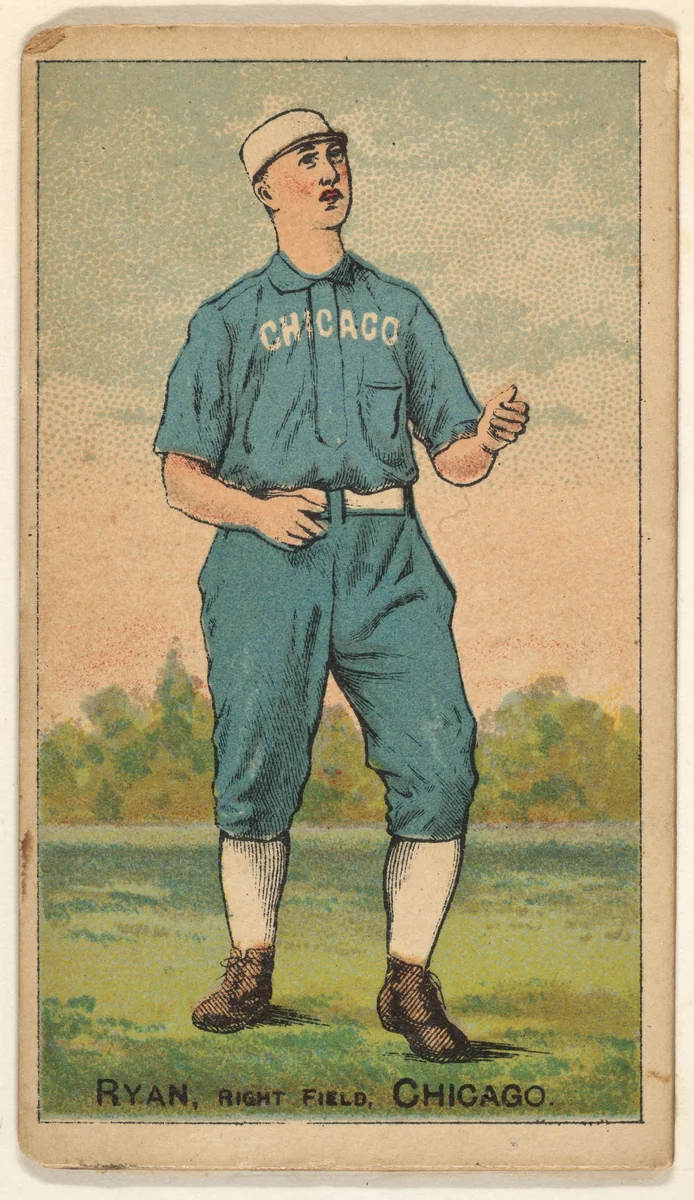Ryan, Right Field, Chicago, from the Gold Coin series (N284) for Gold Coin Chewing Tobacco by D. Buchner & Co., print, 1887