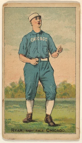 Ryan, Right Field, Chicago, from the Gold Coin series (N284) for Gold Coin Chewing Tobacco by D. Buchner & Co., print, 1887