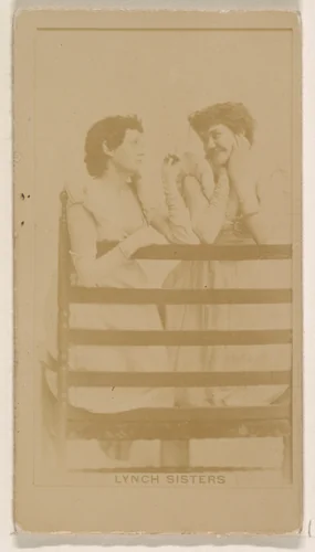 Lynch Sisters, from the Actresses series (N245) issued by Kinney Brothers to promote Sweet Caporal Cigarettes by Kinney Brothers Tobacco Company, photograph, 1890