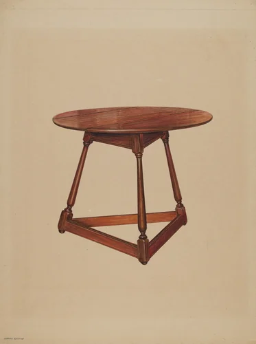 Table by Harry Eisman, index of american design, 1937