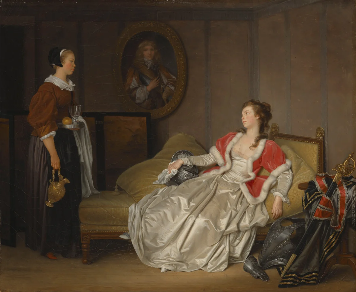 Deserved Sorrows by Marguerite Gérard, painting, 1788-1789