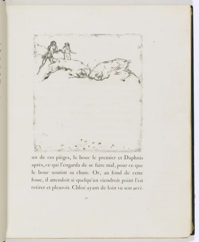 In-text plate (page 21) from Daphnis et Chloé by Pierre Bonnard, illustrated book, 1902
