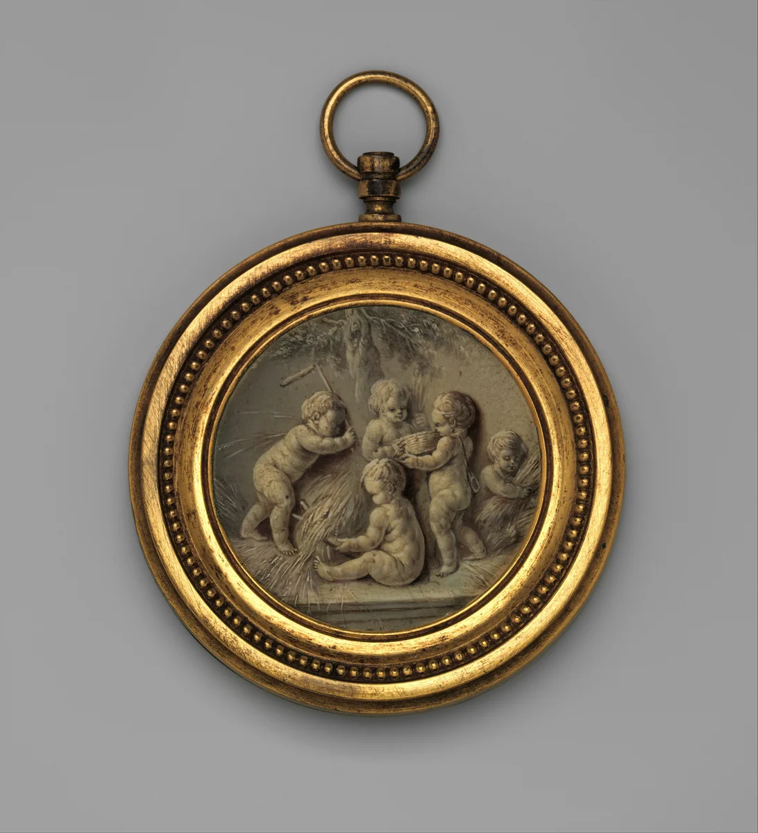 Putti Harvesting Wheat by Piat Joseph Sauvage, other, 1770-1799