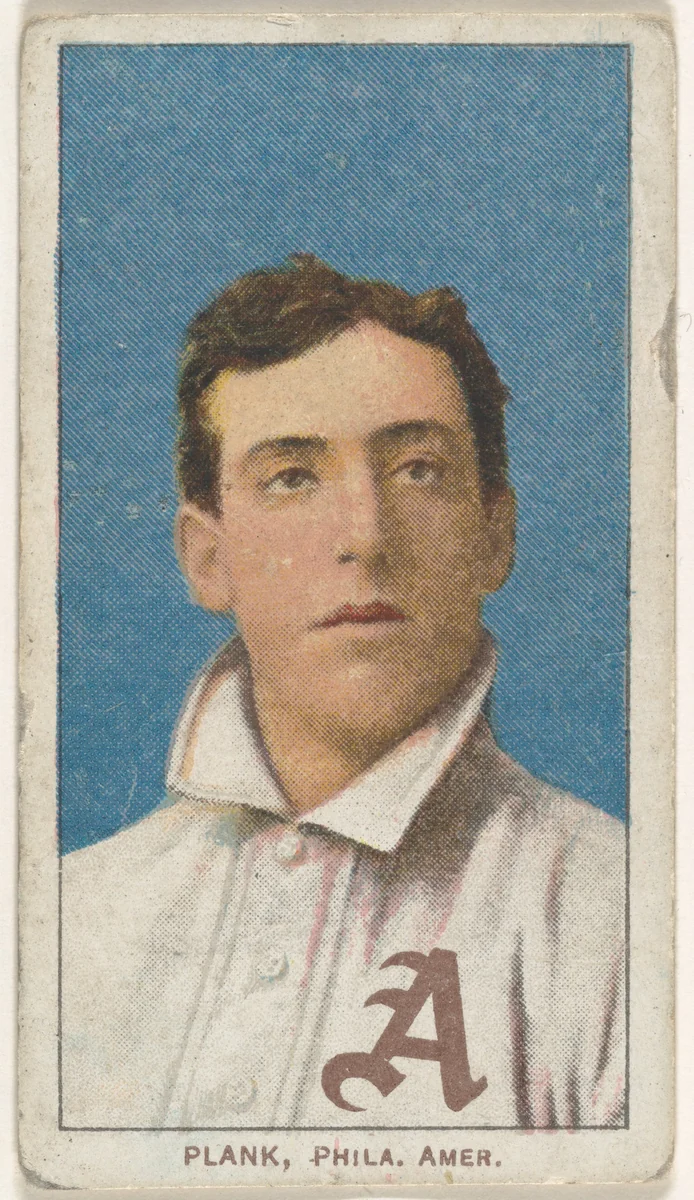 Plank, Philadelphia, American League, from the White Border series (T206) for the American Tobacco Company by American Tobacco Company, print, 1909-1911