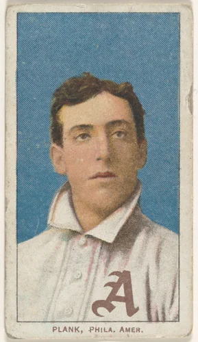 Plank, Philadelphia, American League, from the White Border series (T206) for the American Tobacco Company by American Tobacco Company, print, 1909-1911