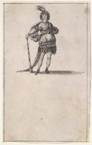 Numidie, from "Game of Geography" (Jeu de la Géographie) by Stefano della Bella, print, 1644