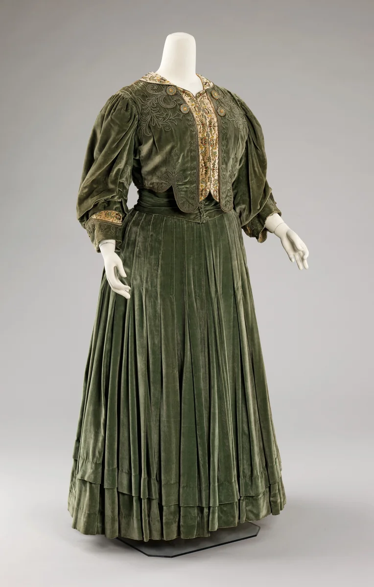 Afternoon dress by Chezar & Pillman, artwork, 1901-1905