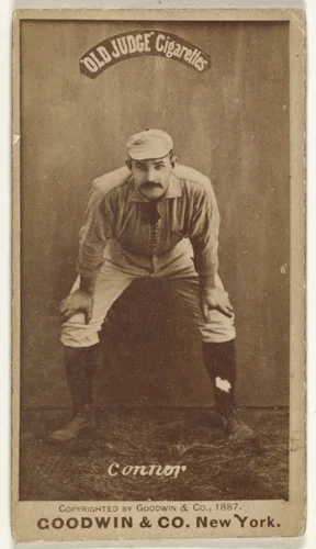 Roger Connor, New York Giants/Gothams, from the Old Judge series (N172) for Old Judge Cigarettes by Goodwin & Company, photograph, 1887