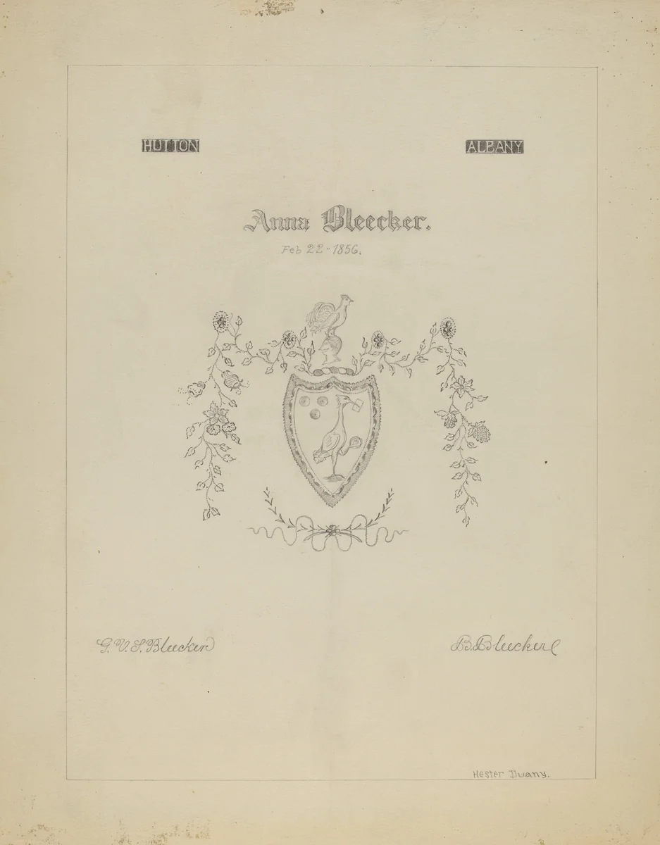 Silver Flagon by Hester Duany, index of american design, 1936