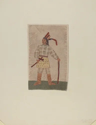 Pillow Top Insert by Albert Ryder, index of american design, 1940