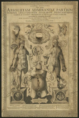 First Vision, from Mirrors of the Microcosm by Lucas Kilian, print, 1613