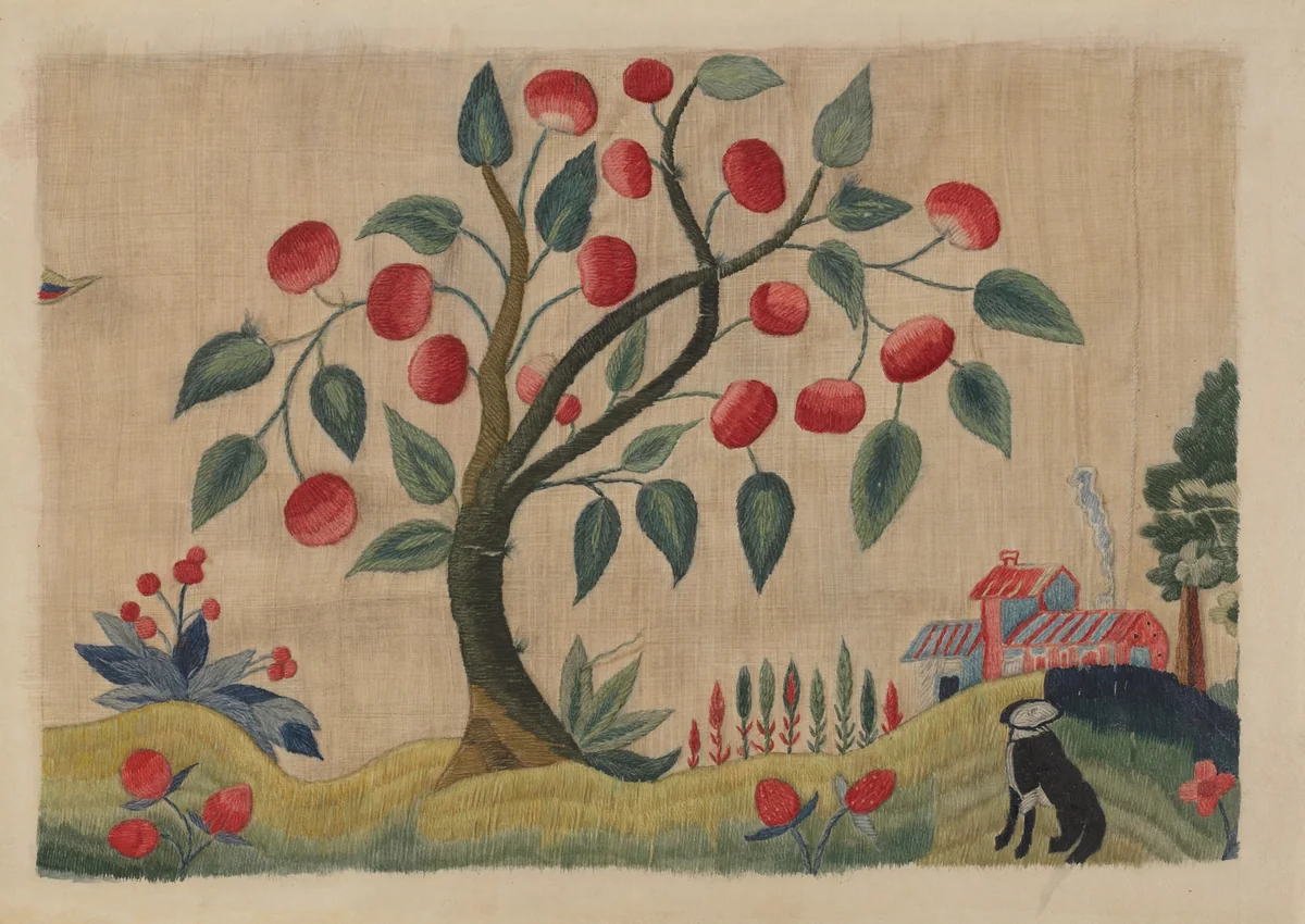 Petticoat Border by Suzanne Chapman, index of american design, 1936