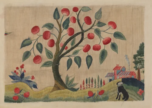 Petticoat Border by Suzanne Chapman, index of american design, 1936