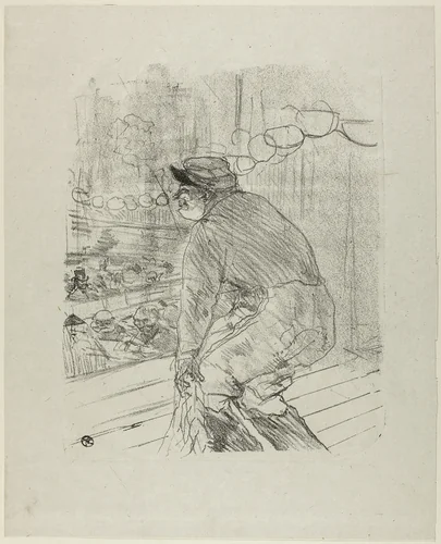 Polin, from Treize Lithographies by Henri de Toulouse-Lautrec, print, 1898