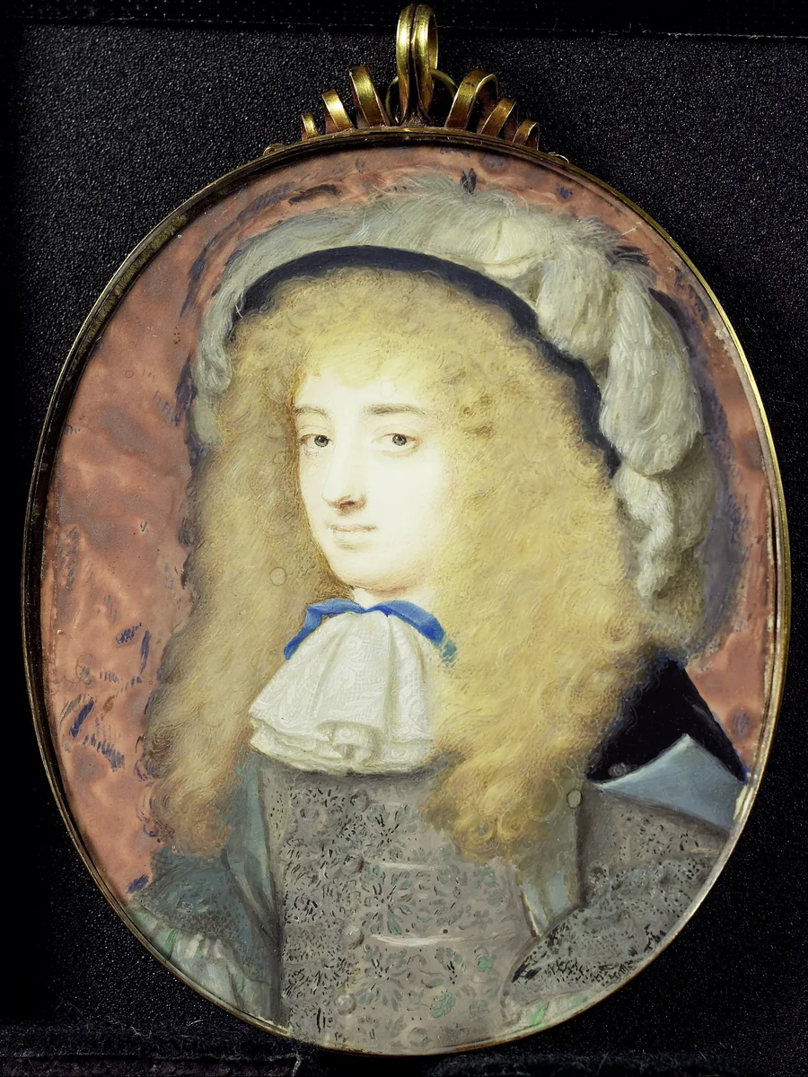 Portrait of Frances Teresa Stuart (1647-1702), Duchess of Richmond and Lennox, in Male Costume by Samuel Cooper, painting, 1666