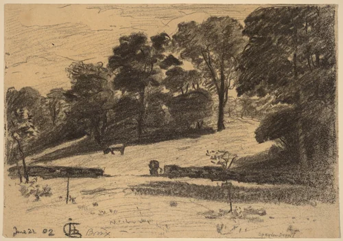 The Bronx by Oscar F. Bluemner, drawing, 1902