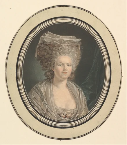 Mademoiselle Rose Bertin, Dressmaker to Marie-Antoinette by Jean François Janinet, print, 1765-1814