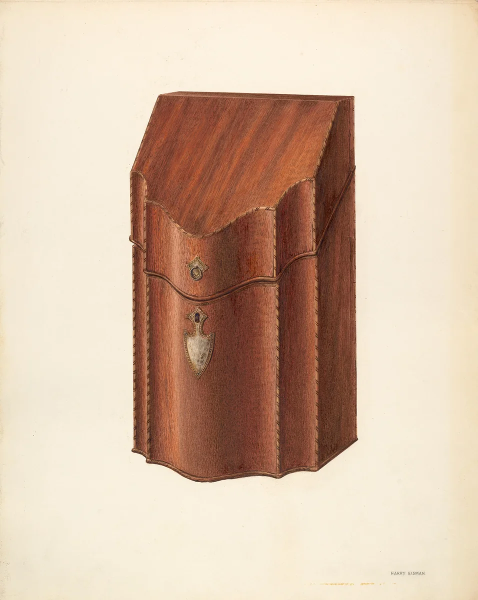 Knife Box by Harry Eisman, index of american design, 1940