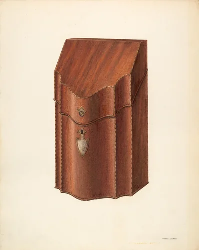 Knife Box by Harry Eisman, index of american design, 1940