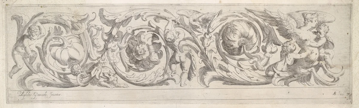 Disegni Varij di Polifilo Zancarli (Friezes) by Polifilo Giancarli, print, 1620-1630