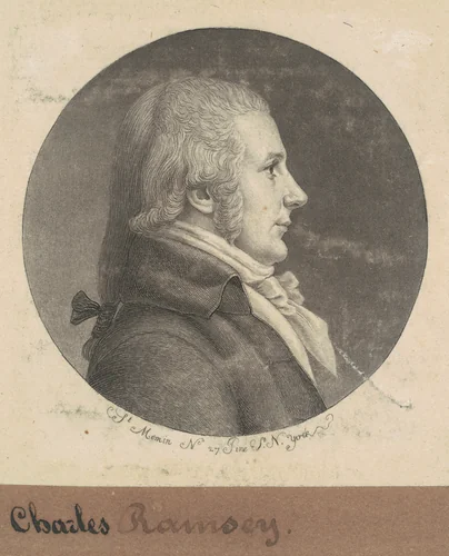 Charles Ramsay by Charles B. J. Févret de Saint-Mémin, print, 1797