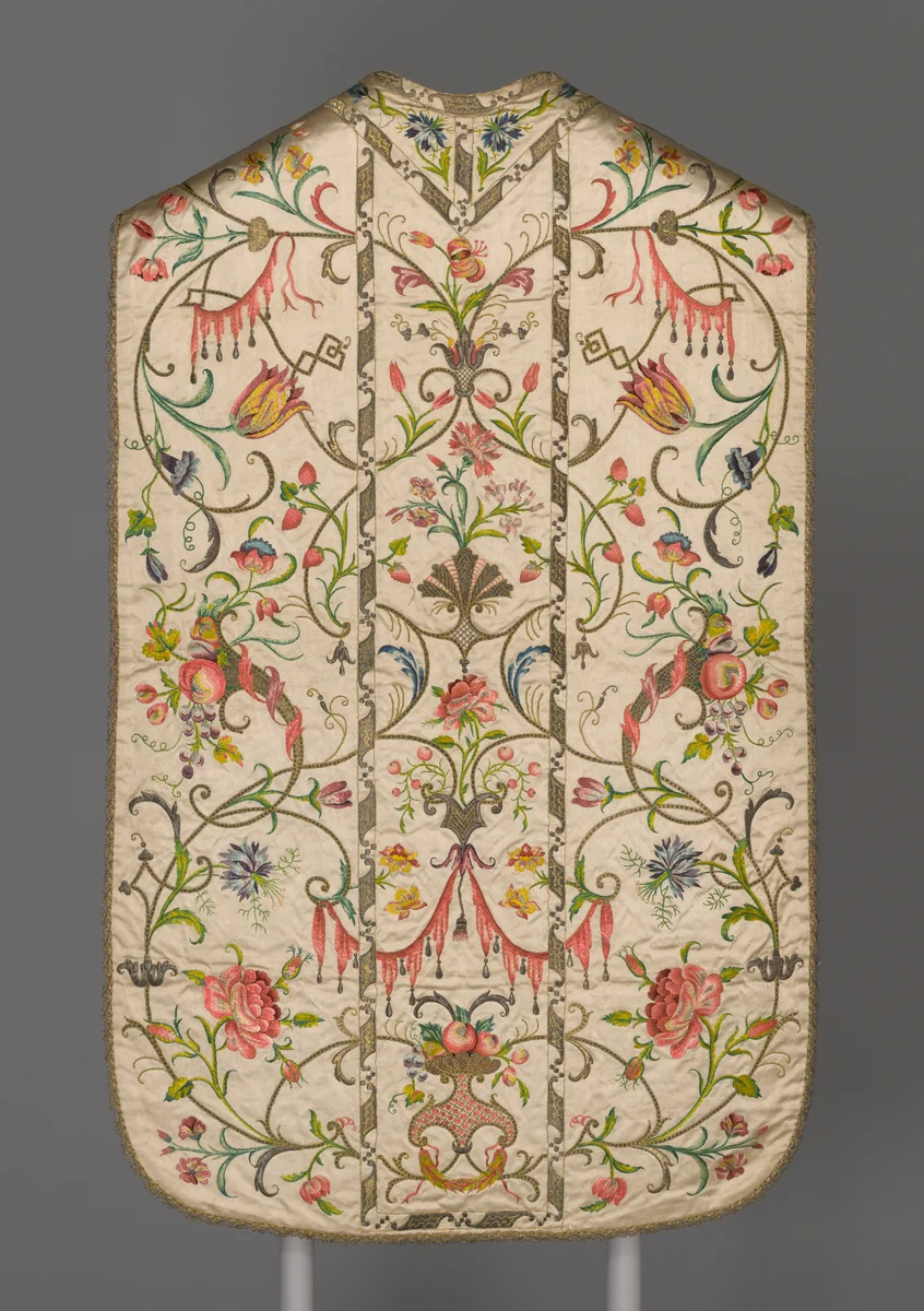 Chasuble by Italy, Piemonte, textile, 1740-1750