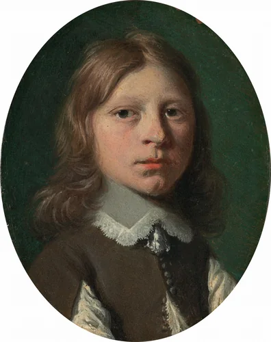 Head of a Young Boy by Jan de Bray, painting, 1650