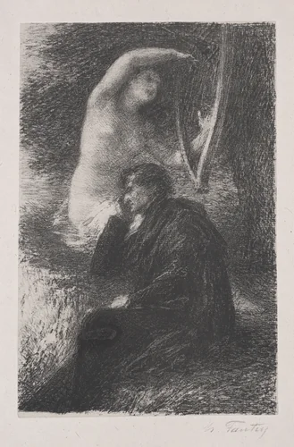 Lélio: The Aeolian Harp by Henri Fantin-Latour, print, 1888