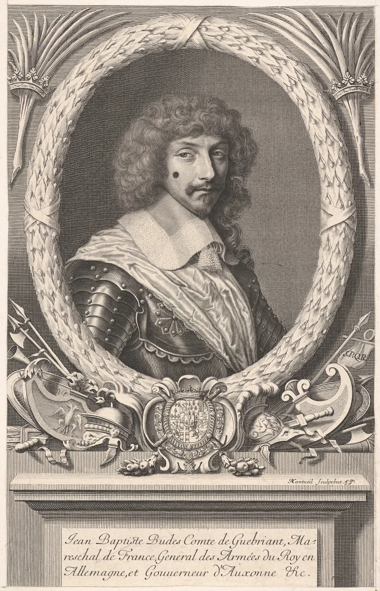 Jules-Paul de Lionne by Robert Nanteuil, print, 1667