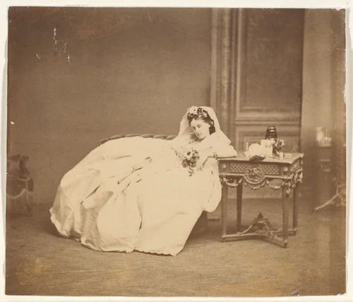 La robe de soie by Pierre-Louis Pierson, photograph, 1860-1869