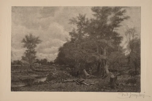 Untitled (New York Landscape) by Frederick Juengling, print, 1886