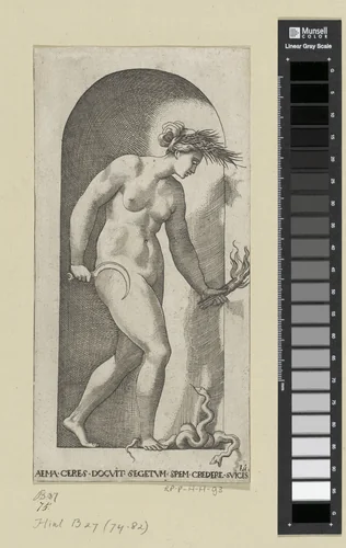 Ceres by Jacob Binck, print, 1510-1569