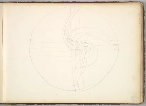 Circular Diagram by Frederic Leighton, drawing, 1844-1854
