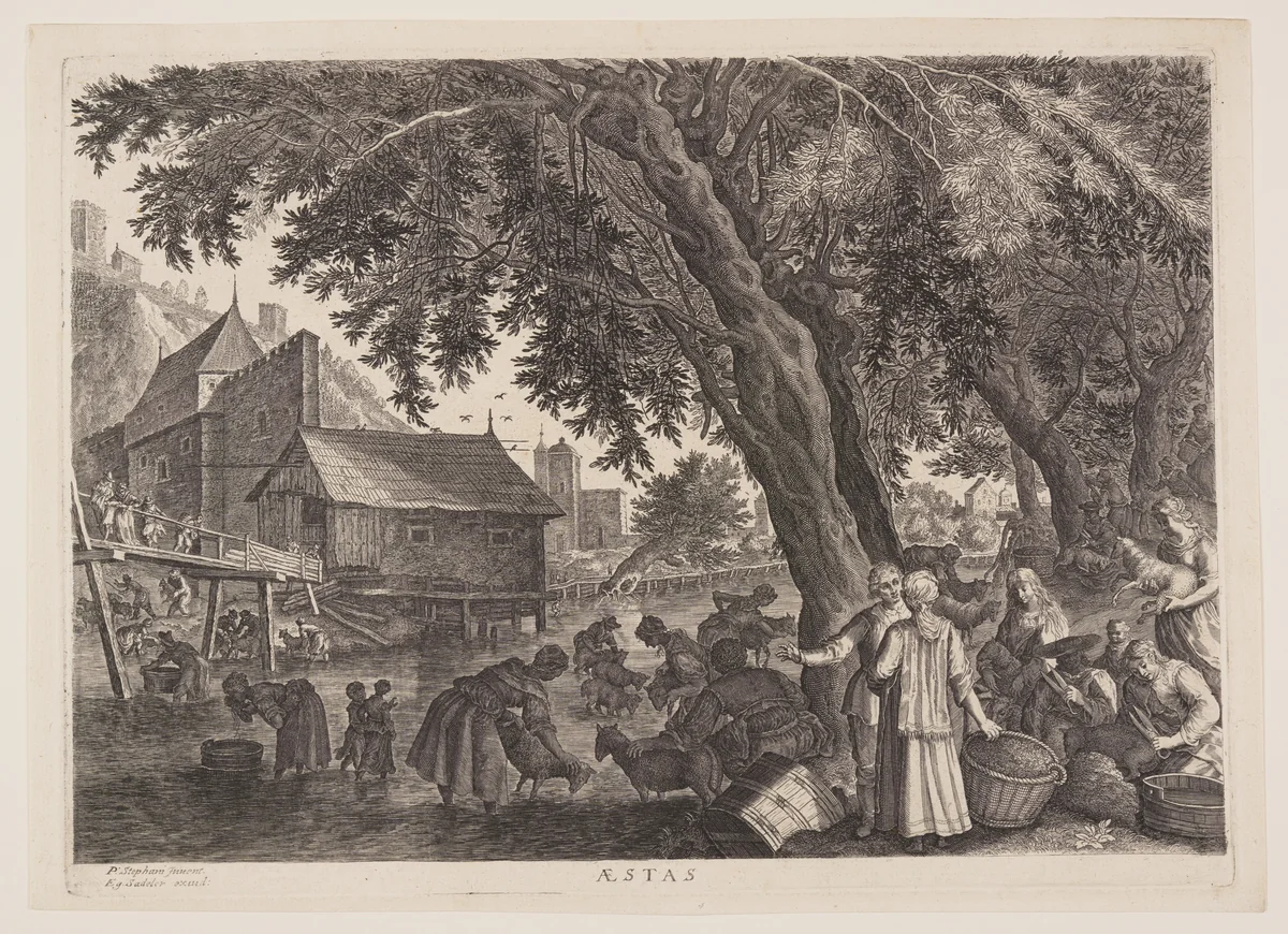 Summer, from The Four Seasons by Aegidius Sadeler II, print, 1620