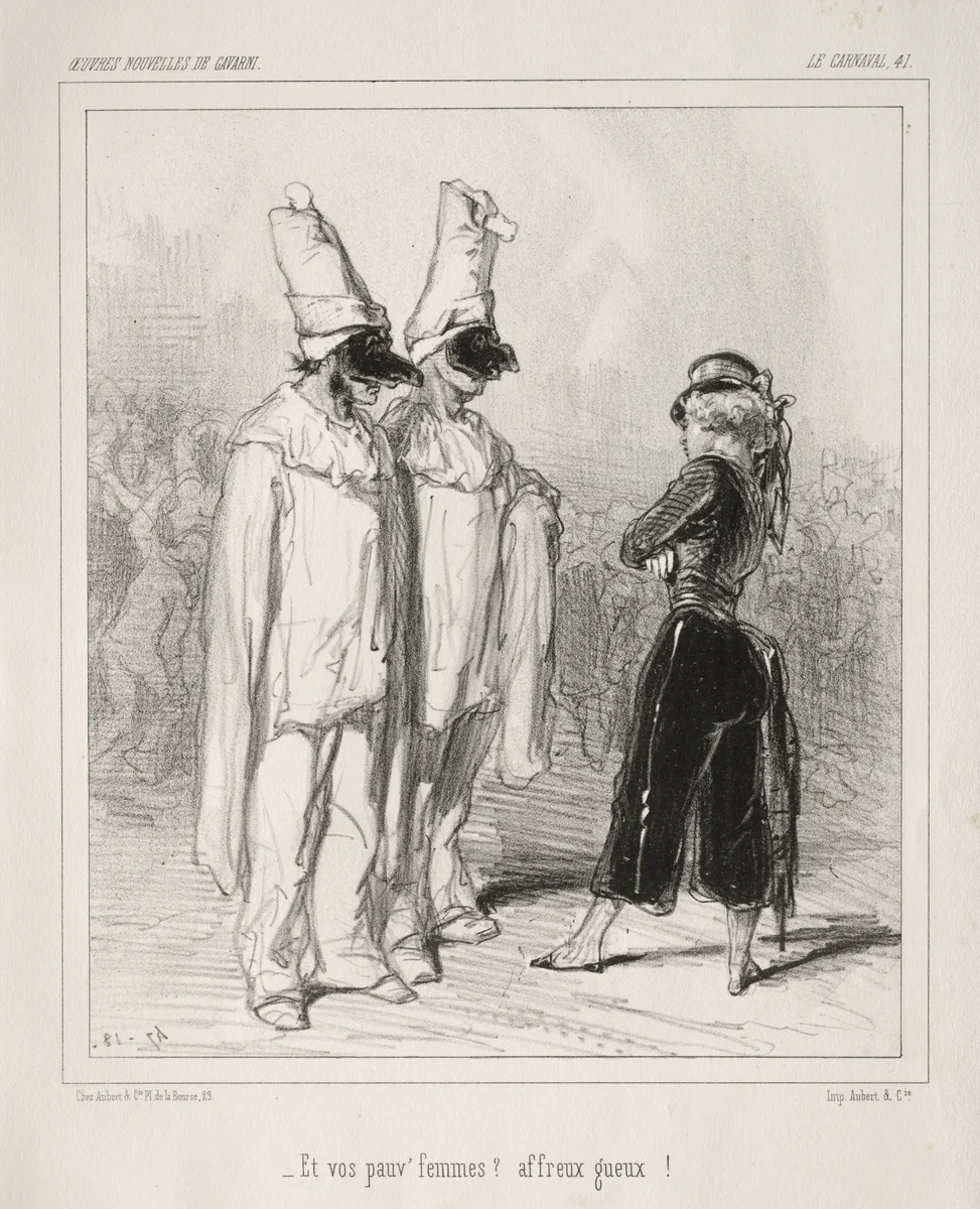 Carnaval by Paul Gavarni, print, 1824-1847
