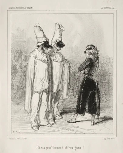 Carnaval by Paul Gavarni, print, 1824-1847