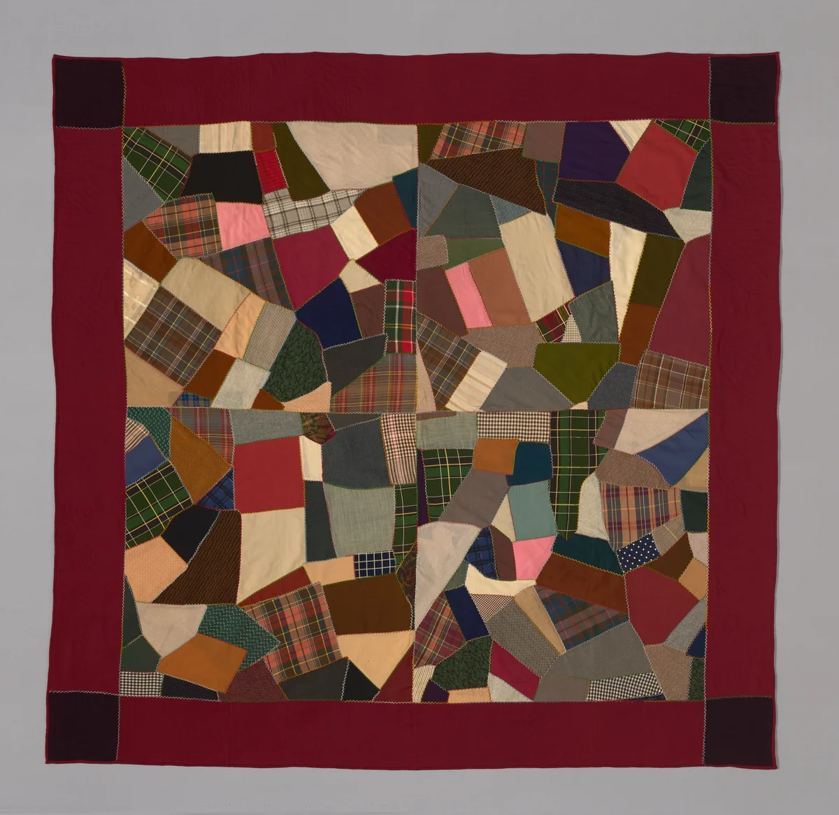 Bedcover by Mennonite United States, textile, 1885-1905