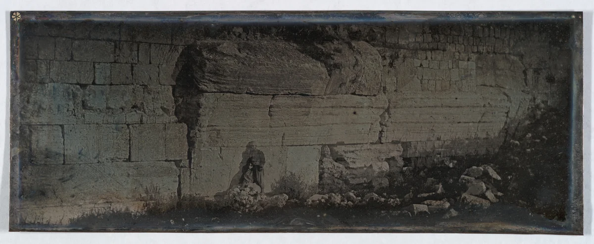 Robinson's Arch, Jerusalem by Joseph-Philibert Girault de Prangey, photograph, 1844