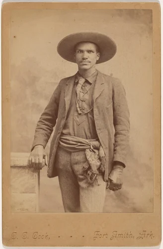 Portrait of a Man by Christopher C. Cook, photograph, 1875-1885
