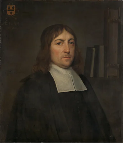 Portrait of Barend Hakvoort (1652-1735) by Hendrick ten Oever, painting, 1680