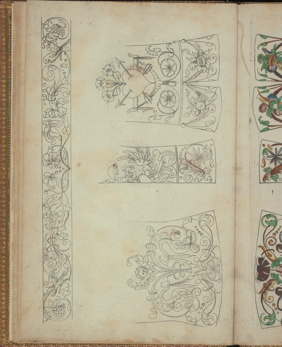 New Modelbüch (Page 12v) by Andreas Bretschneider, book, 1615