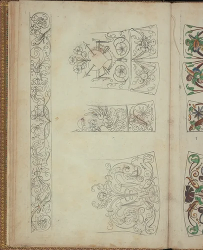 New Modelbüch (Page 12v) by Andreas Bretschneider, book, 1615