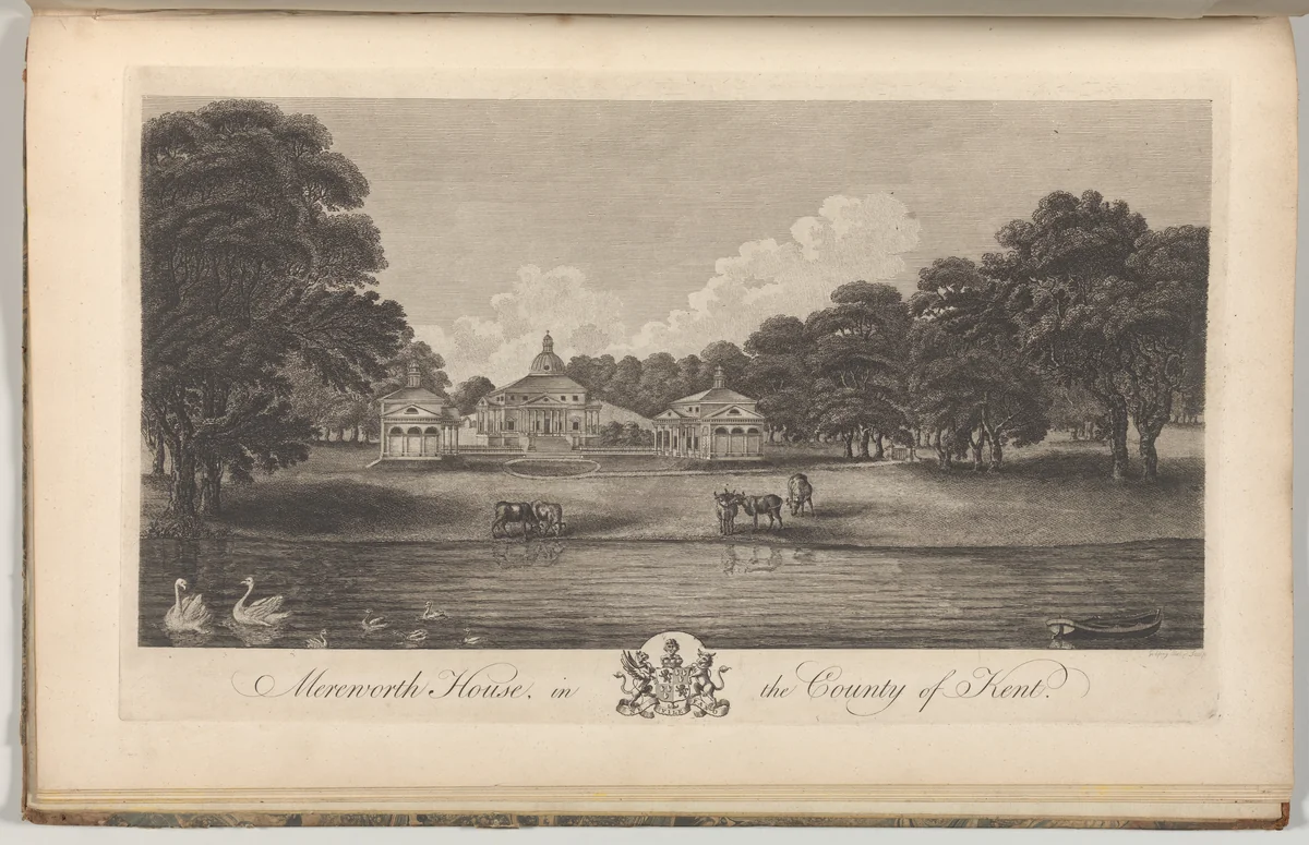 Nash Court in Boughton, in the County of Kent, from Edward Hasted's, The History and Topographical Survey of the County of Kent, vols. 1-3 by anonymous, book, 1777-1790